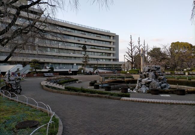 とてもレトロ感があふれた独特な雰囲気の公園