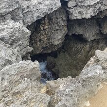 恐る恐る覗きます