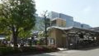 京都駅前のバスのりば