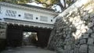 岡山城の天守閣がある公園