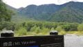 大正池から見る