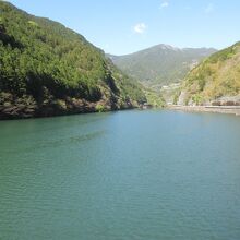 竜の川橋付近の面河川