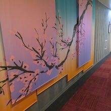 9階の大浴場への通路はきれい。浴場内部は撮りませんでした。