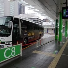 バスタ新宿での光景です