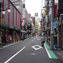居酒屋の多い飲食店街