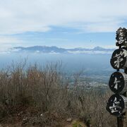 山頂からの眺望が良い