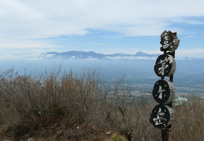 山頂からの眺望が良い