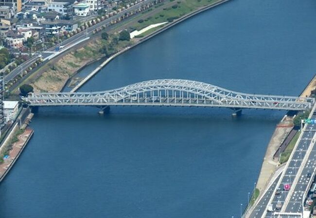 明治通りが隅田川を渡る橋
