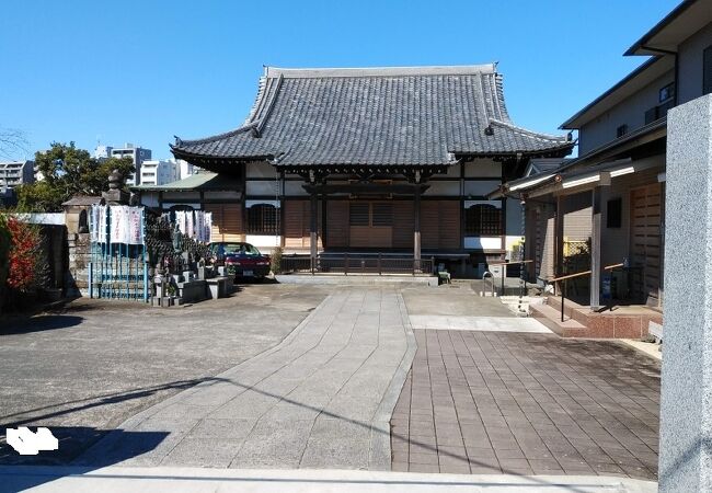 寺町の中にある寺院