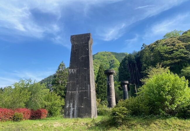 広浜鉄道今福線 橋脚群(展望台)