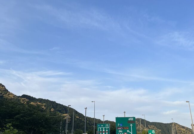 ＧＷ 早朝の「藤枝パーキングエリア (下り) 」