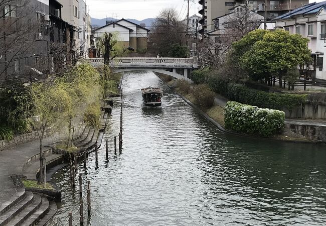 伏見の濠川に架かっている橋