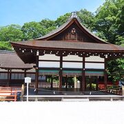 【橋殿】神聖な「御手洗川」に架かった社殿