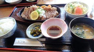 豊後牛サーロインステーキ定食＋シェアセット