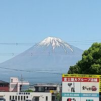 駐車場からの富士山