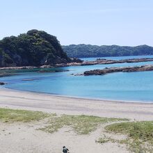 海水浴場の風景です。