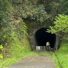 トンネル入り口の様子です。(5連アーチ橋側から)