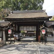 奈良の平城京からこの地に移された神社