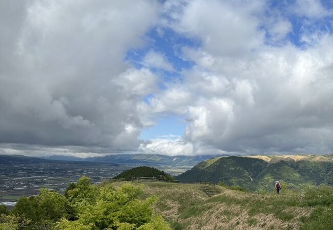 城山展望所で休憩