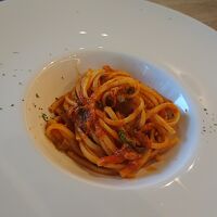 注文式の朝食パスタ