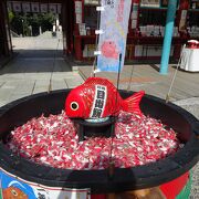 鯛のおみくじがある神社