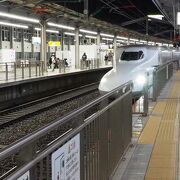 深夜の小倉駅から博多駅までのぞみ号自由席に乗車