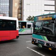 浜松市内の移動はバス頼りです