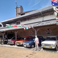 旧車が多数展示されています