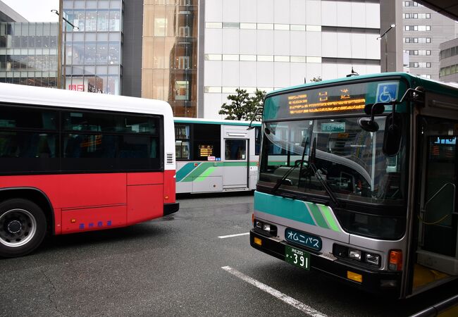 浜松市内の移動はバス頼りです