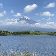 富士山が綺麗に見えます