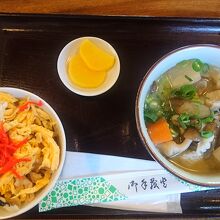 だご汁と炊き込みご飯