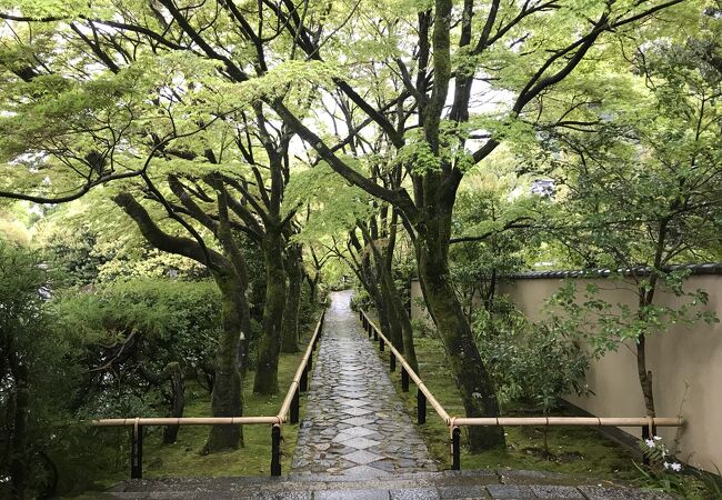 本阿弥光悦の草庵がもとになった寺院