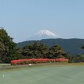 富士山めがけて