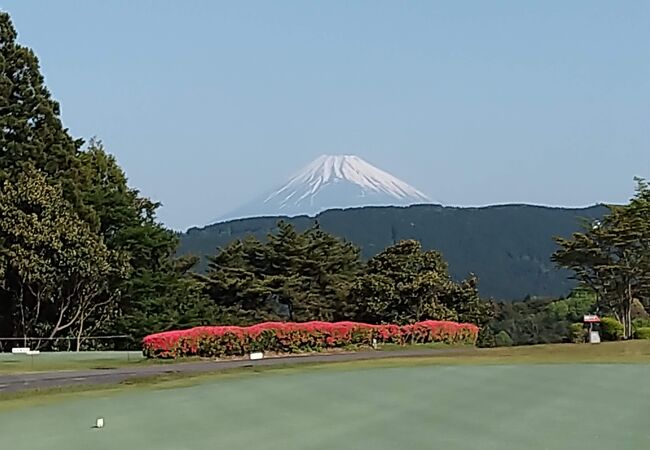 富士山めがけて