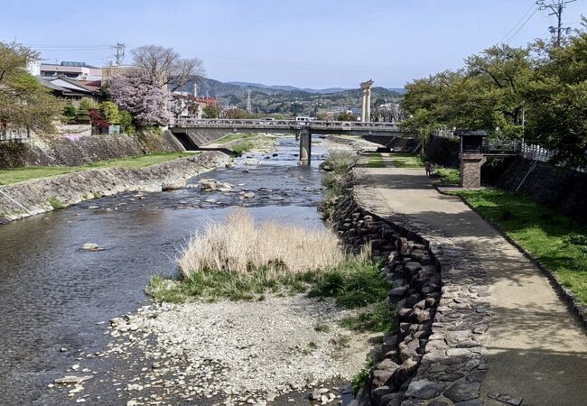 川沿いの風景