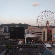 巨大な駅ビルでした