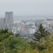 金沢市の裏山卯辰山。そこに展望台があります。望湖台です。