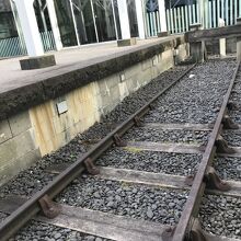 短いですが、線路