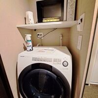 洗濯乾燥機と電子レンジ