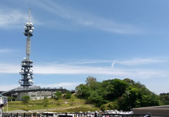 青空にそびえる電波塔