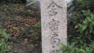 庭のような場所にあります