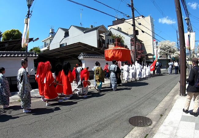 コロナ禍で中止されていたやすらい祭が復活