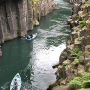 自然が創り上げた景観が見られます