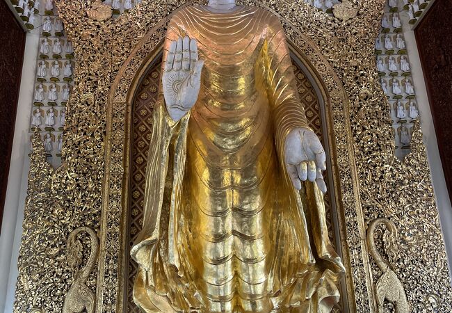 古玩・ビルマ期「女神像」ミャンマー・ダーミカラマ・ビルマ寺院