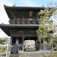 四国霊場の中で最大級の仁王門は徳島県の指定文化財