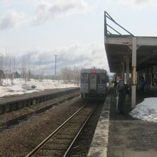 3年間限定の新生終着駅、石狩沼田駅にて…。