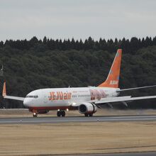 北風時の着陸機。このアングルは超望遠が必要