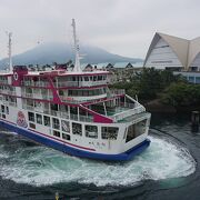 フェリーからド迫力の桜島！