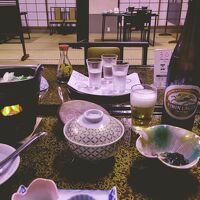 夕食は量も多く大満足。