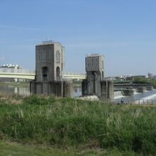 宿河原堰堤